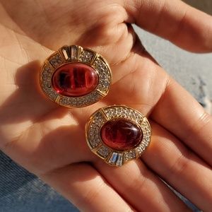 Vintage Nina Ricci Clip-On Earrings